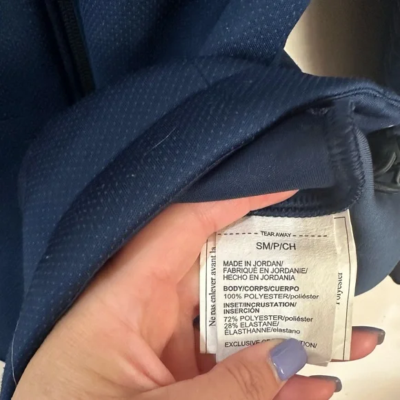 Under Armour Small Blue Storm Dakota Full Zip Ribbed Sleeve Golf Jacket - Picture 7 of 9